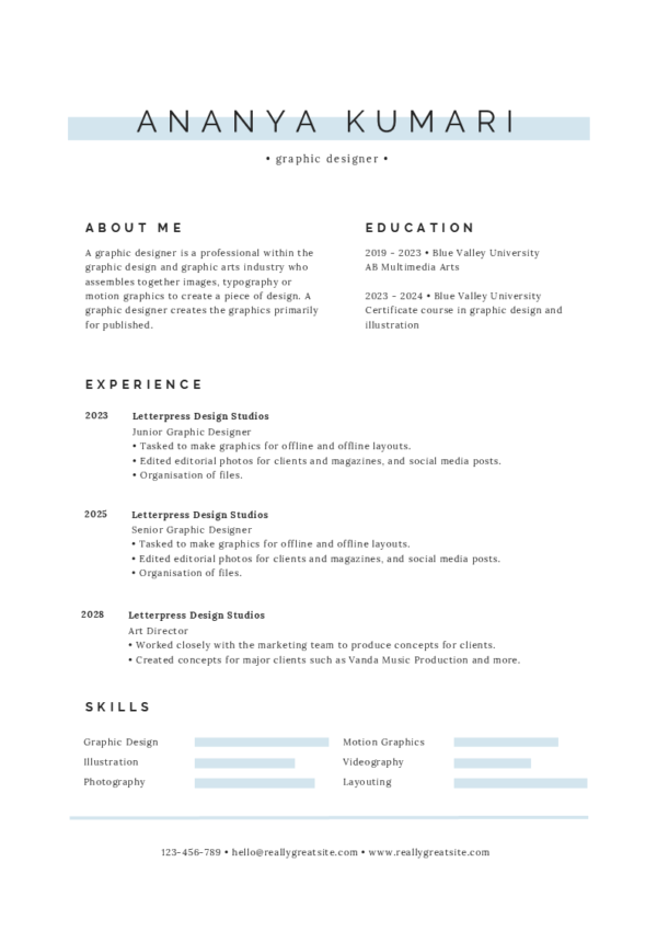 Dice Resume | 10 Minimalist Modern and Editable Resume Templates - Image 5