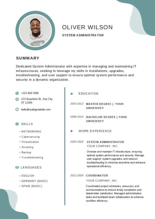 Dice Resume | 10 Minimalist Modern and Editable Resume Templates - Image 9
