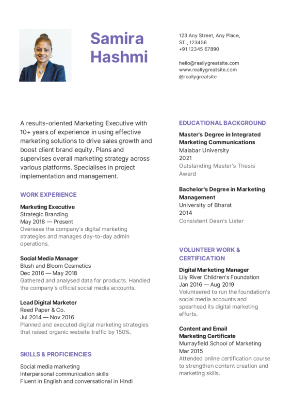 Dice Resume | 10 ATS Friendly and Editable Resume Templates - Image 4